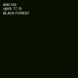 #081100 - Black Forest Color Image